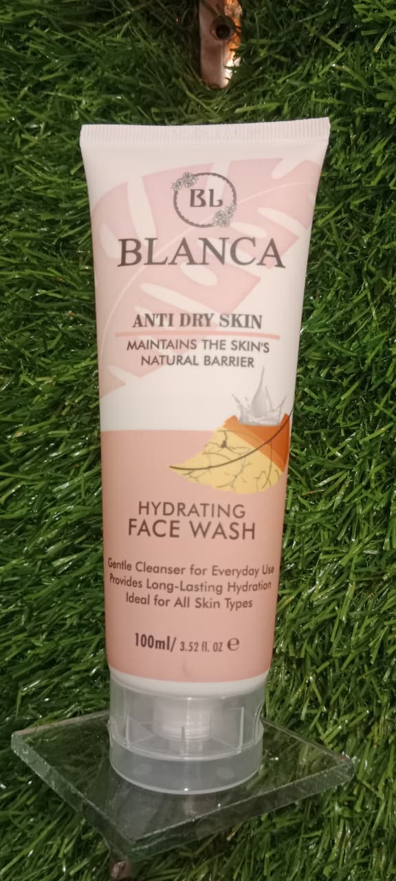 Blanca Anti Dry Skin Hydrating Facewash 100ml Gentle Cleanser For Moisturized Smooth And Healthy Skin - Image 4