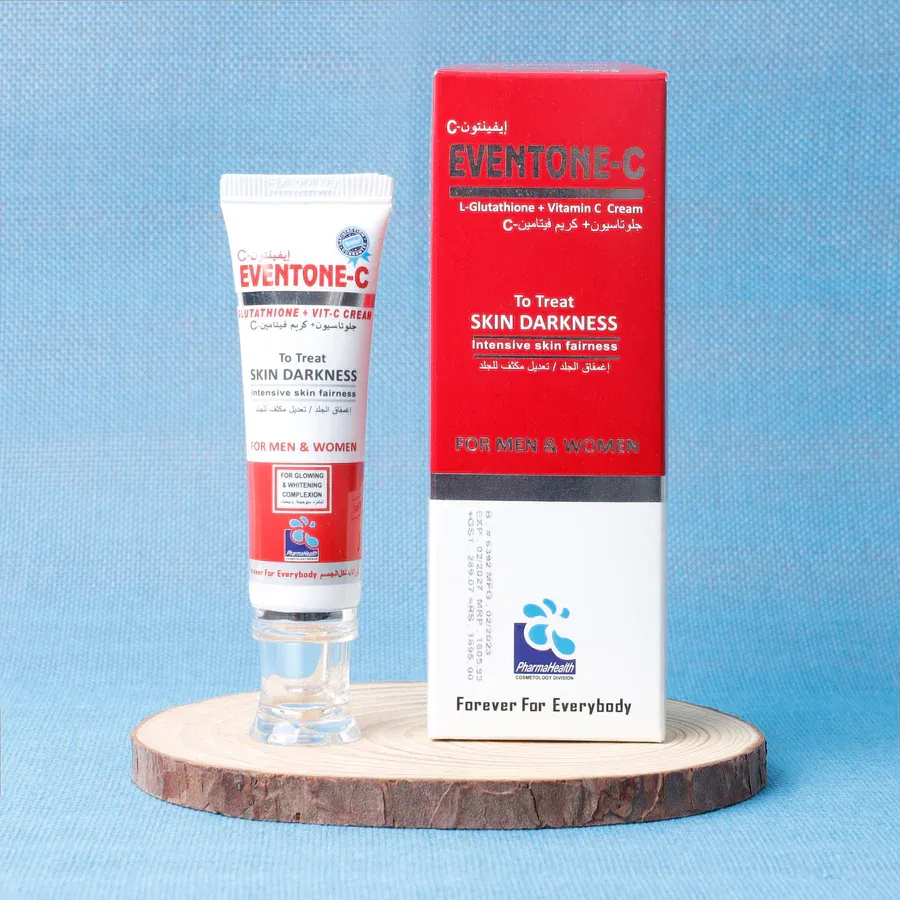 Eventone?C Cream | L?Glutathione + Vitamin C | 10 g | Treats Skin Darkness & Pigmentation - Image 2