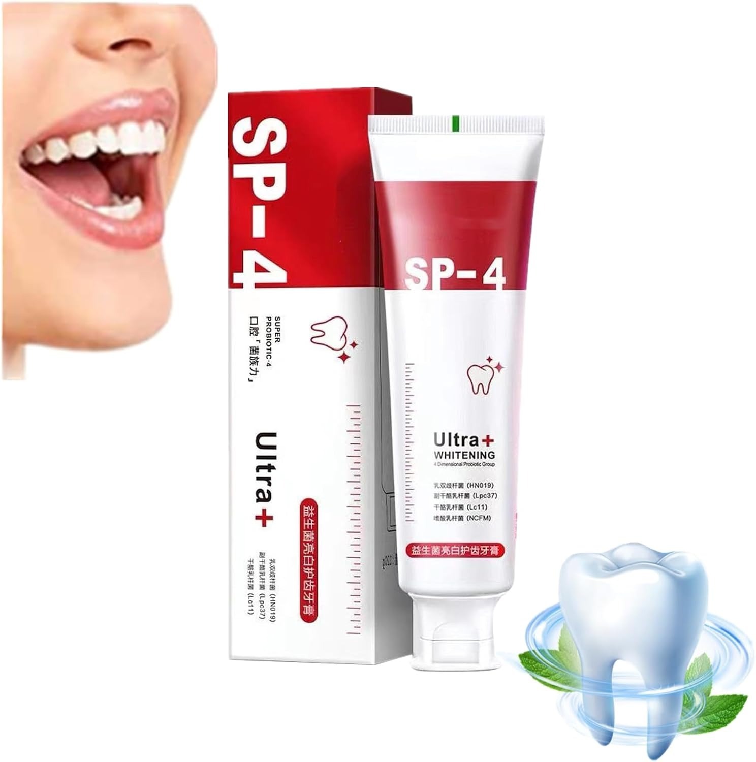 Yayashi SP 4 Ultra Whitening Toothpaste Strong Stain Removal & Fresh Breath Daily Oral Care (120g) - Image 3