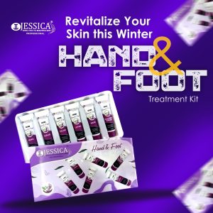 Jessica Hand & Foot Treatment Kit 30ml Each Tube | Complete 6-Step Professional Care Set
