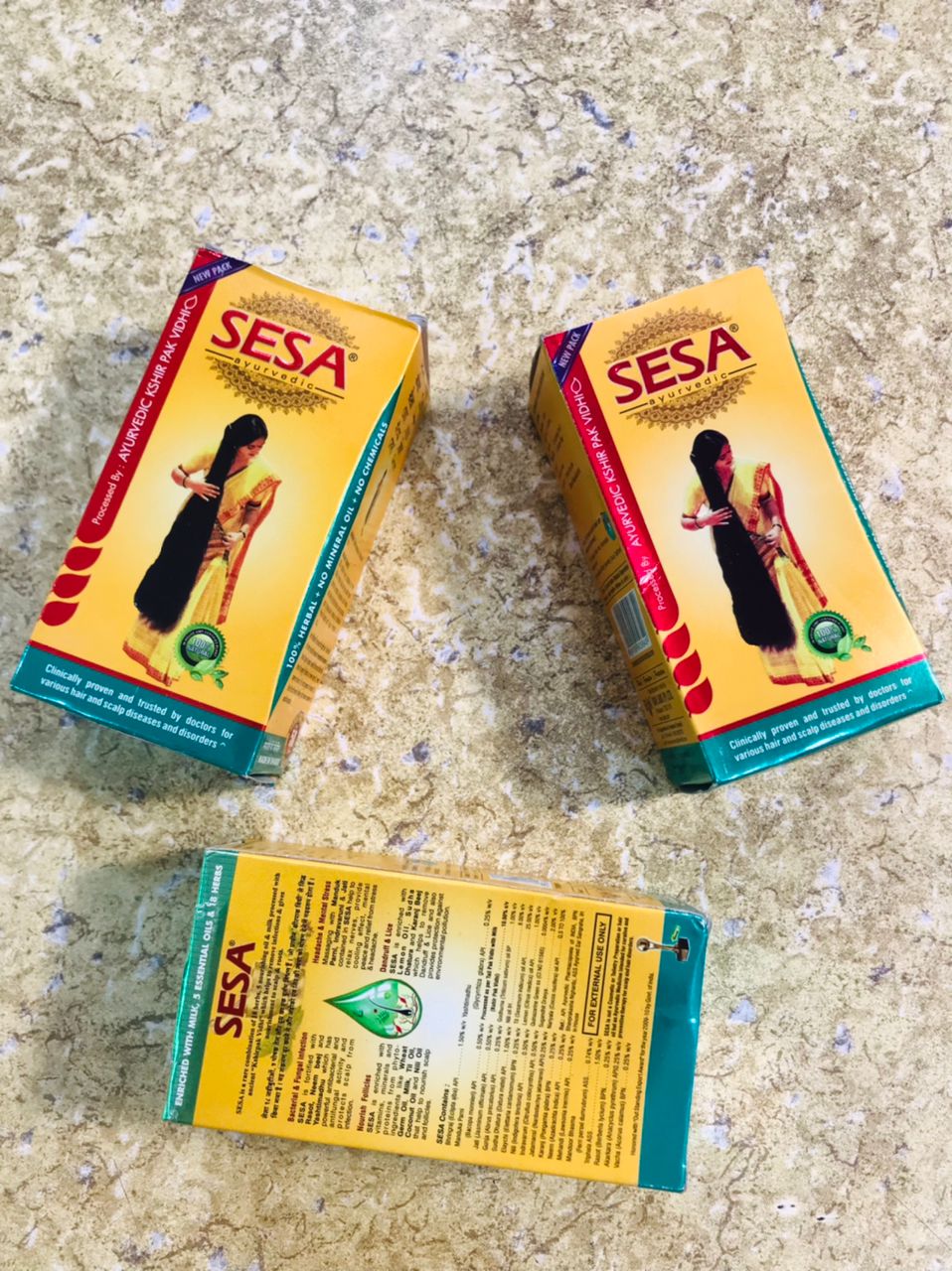SESA Hair Oil 100ml Anti Dandruff & Lice | For Hair Growth, Scalp Infection & Stress Relief | Made in India - Image 4