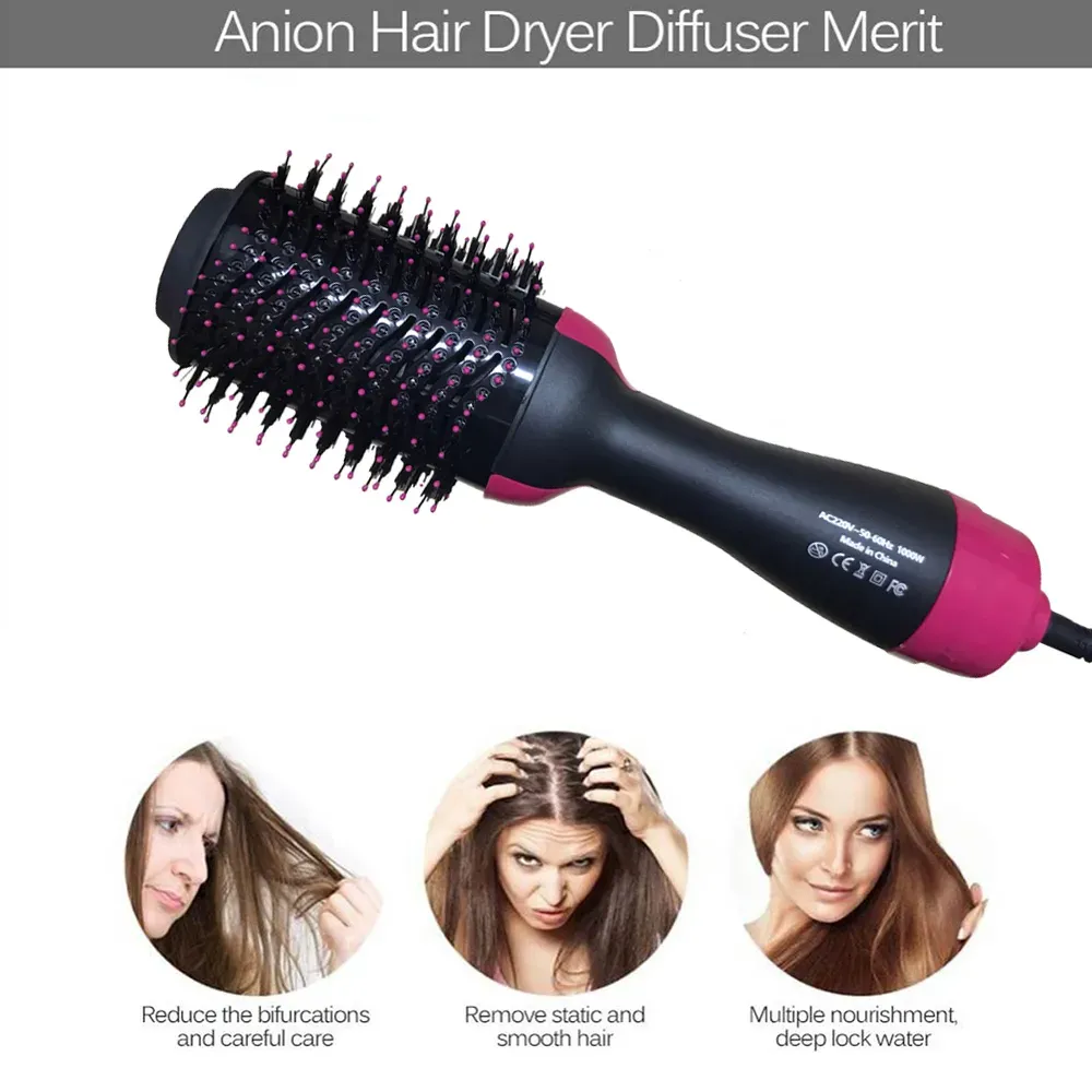 3?in?1 Hair Dryer with Comb, Hair Straightener & Curler for Easy Styling - Image 3