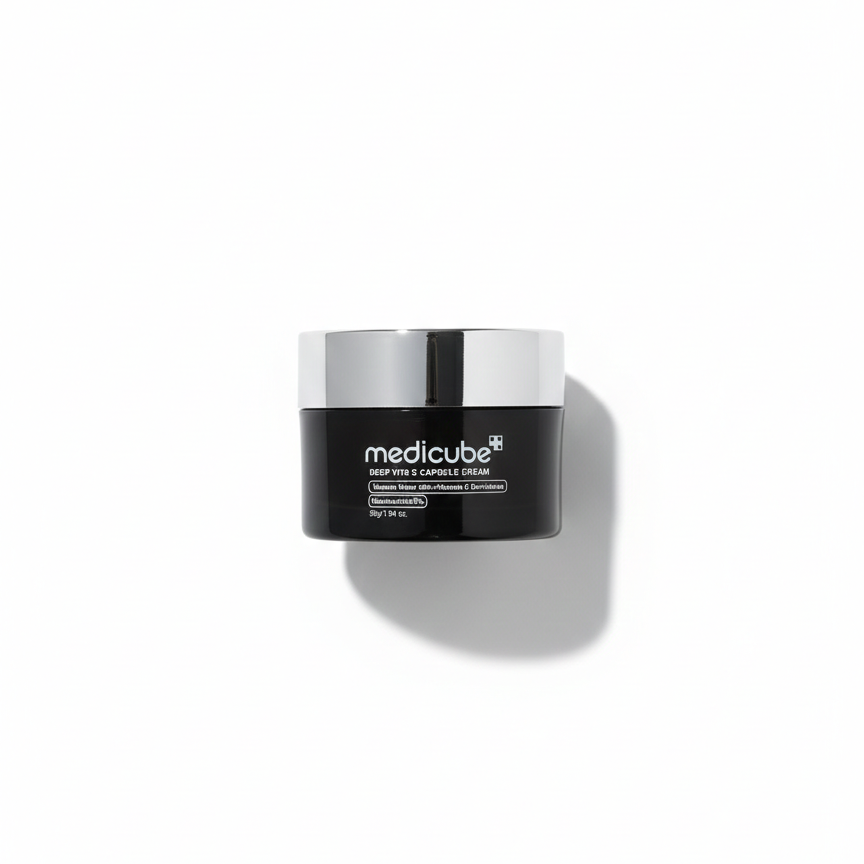 Medicube Deep Vita C Capsule Cream 55g Brightening Vitamin C Face Cream with 5% Niacinamide