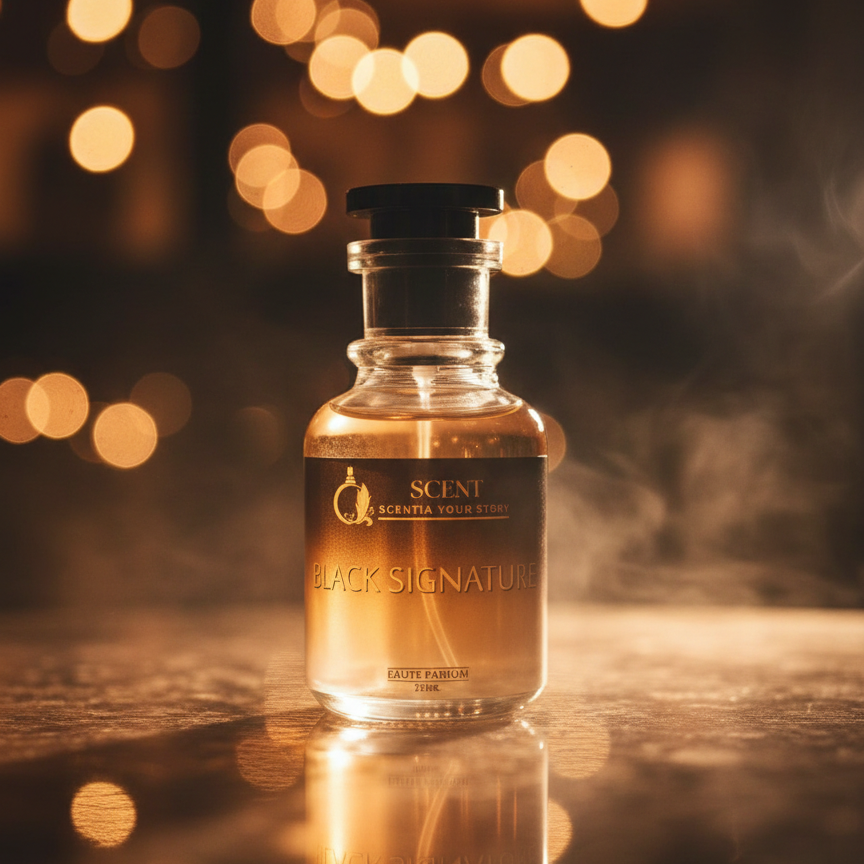 Scentia Your Story Black Signature Perfume Everglow Edition Long-Lasting Luxury Fragrance ~ 50 ML - Image 2