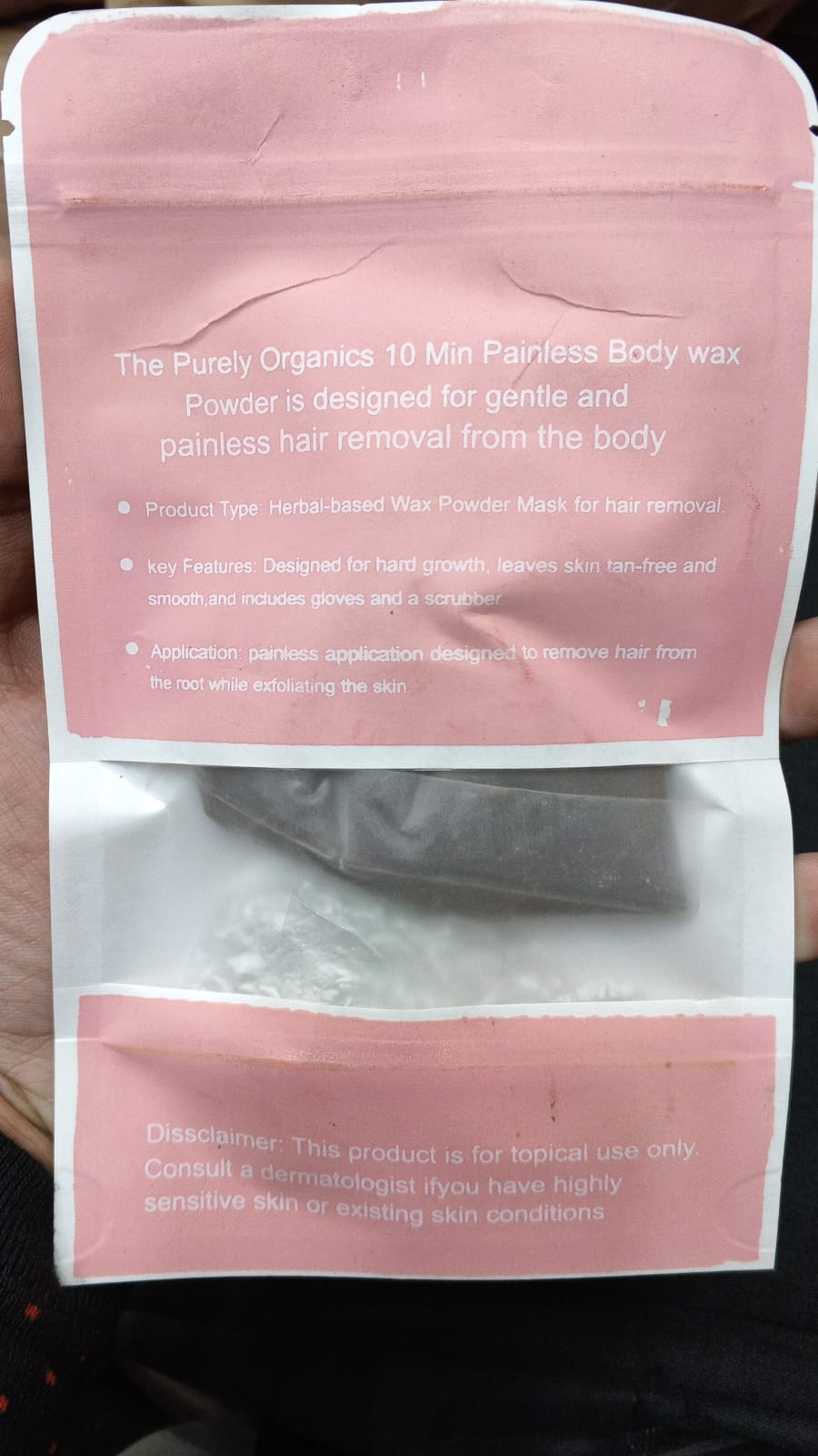Meeoow Club 10 Min Painless Body Wax Orange Hair Removal Powder for Smooth Skin - 100g - Image 4