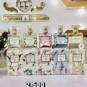 Cocosilya Lily Garden Perfume Pack of 5 Glass Bottles – Long Lasting Floral Fragrance Collection for Men & Women