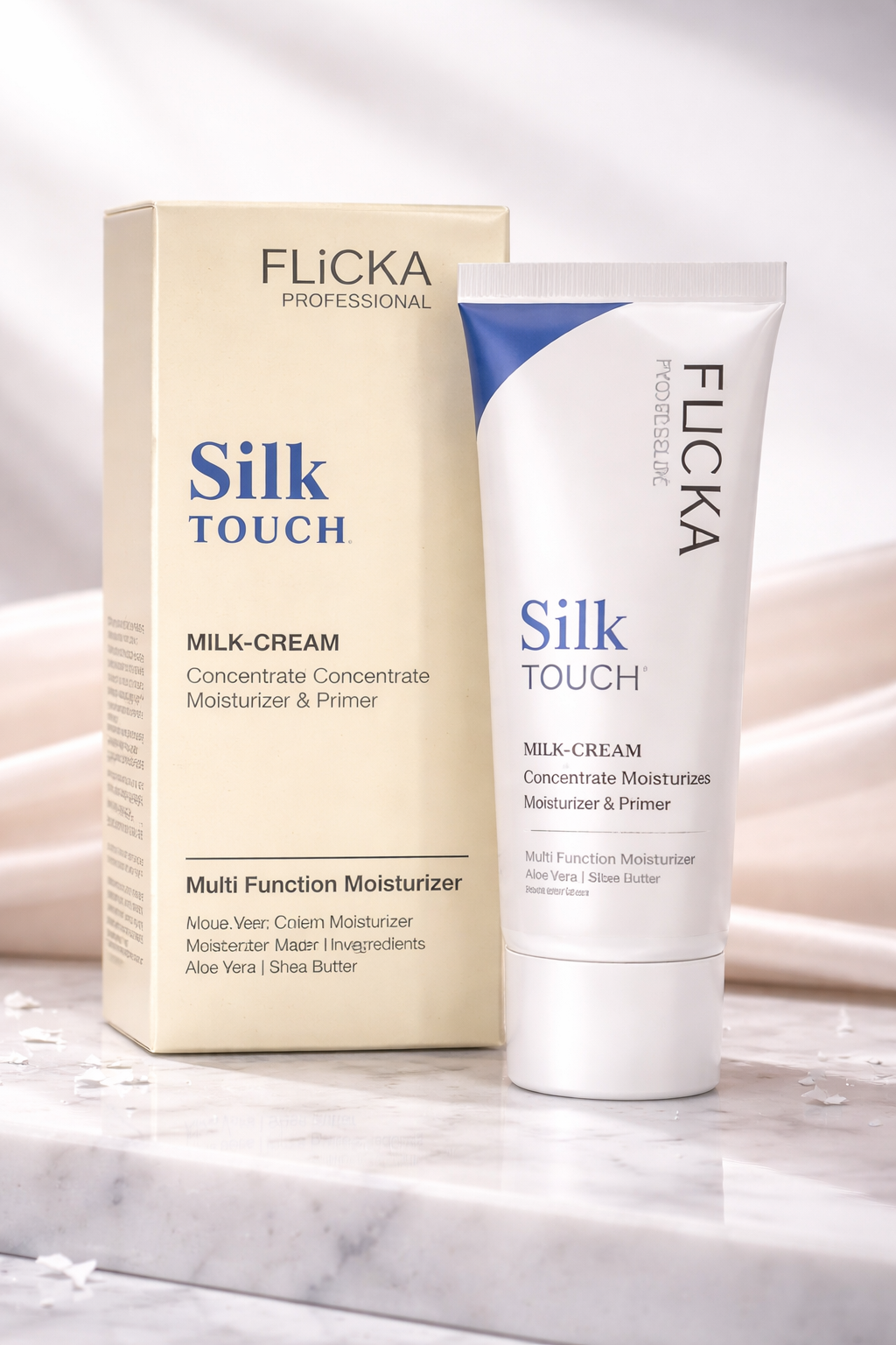 FLiCKA Silk Touch Milk Cream Moisturizer & Primer 2-in-1 Hydrating Base | Aloe Vera & Shea Butter | Smooth, Long-Lasting Finish - Image 4