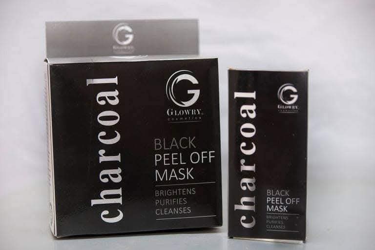 GLOWRY Charcoal Black Peel Off Mask for Deep Cleansing & Detox | Natural Bamboo Charcoal Face Mask for Blackhead Removal & Skin Brightening - Image 5