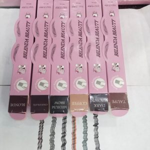 Belenda Beauty 4 Tip Waterproof Eyebrow Pen Liquid Brow Definer Long Lasting Makeup Tool - 1Pc