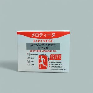 Melodine Japanese Soothing Massage Gel (50g)  For Neck, Shoulder, Knee & Muscle Pain Relief - Fast Acting