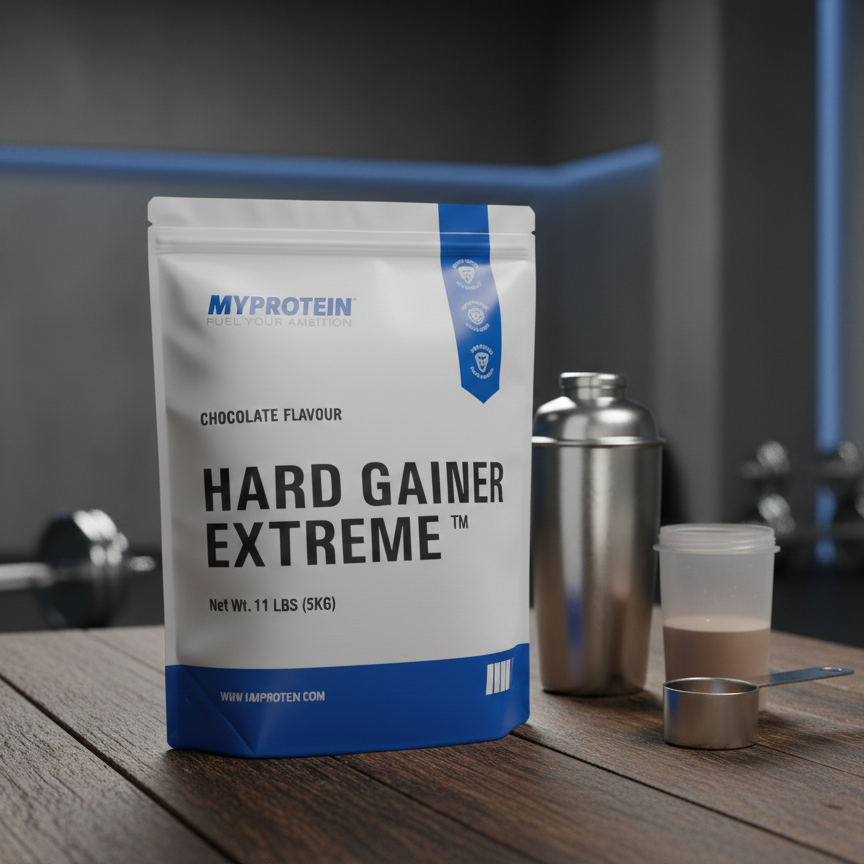 Myprotein Hard Gainer Extreme High-Calorie Chocolate Mass Gainer for Rapid Muscle Growth, Strength & Weight Gain Support 11lbs (5kg) - Image 2