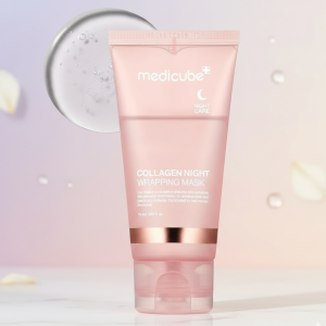 Medicube Collagen Night Wrapping Mask (75ml)  Overnight Elasticity & Hydration Peel-Off Mask