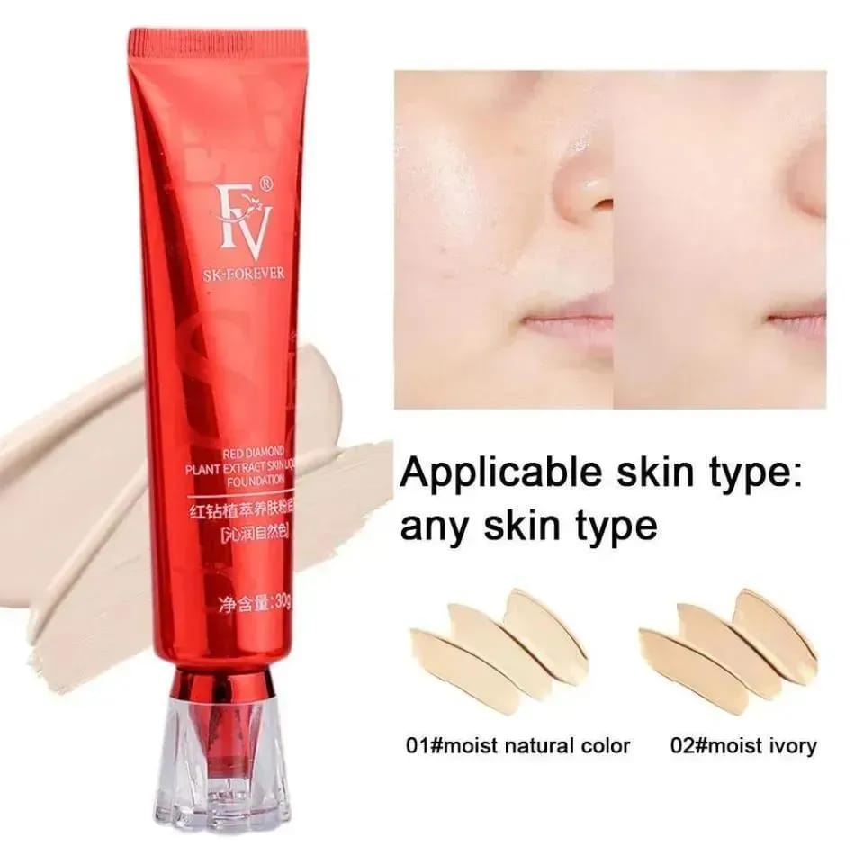 Flicka 2-in-1 Makeup Deal Primer(60g) + Foundation(30g) Combo - Image 2