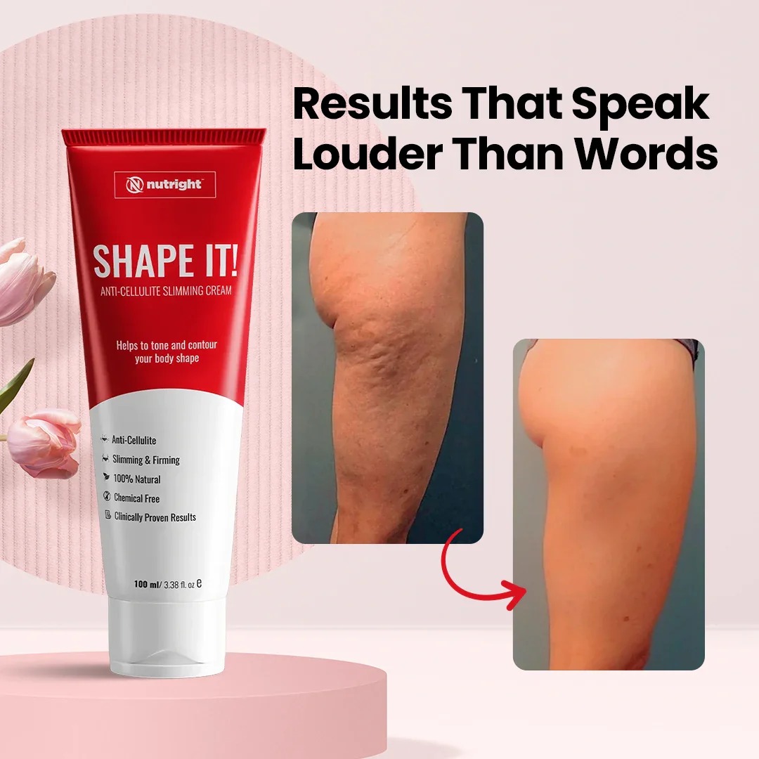 Shape It Anti-Cellulite Slimming Cream | Firming & Skin Tightening Body Cream (100ml) - Image 2