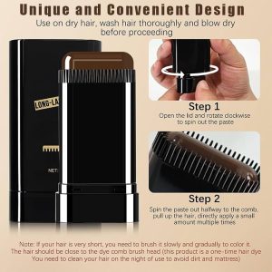 Hairdressing Wand Instant Root Touch-Up  Natural Hair Color Stick for Hair Coverage - (20g)