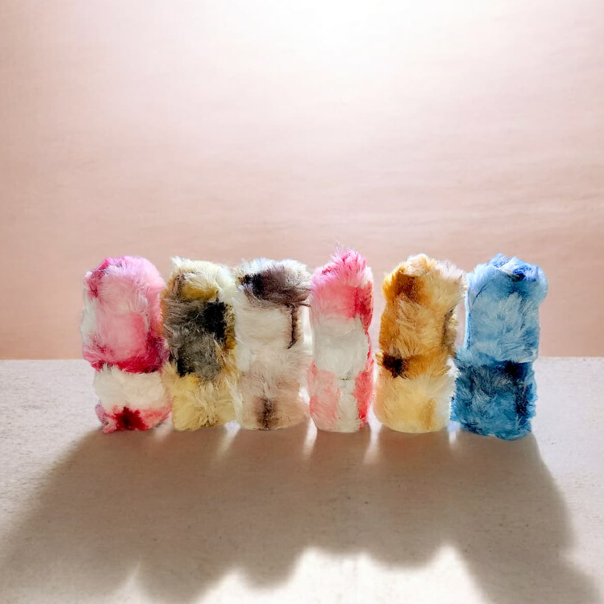 High Pigmented Fur Style Fluffy Lipstick Set 6 Pcs Creamy Multicolor Lipsticks - Image 3