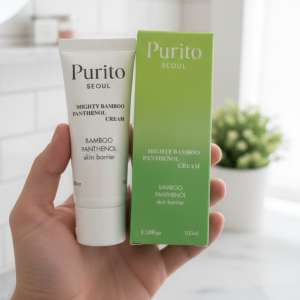 Purito Mighty Bamboo Panthenol Cream 100ml  Deep Hydration, Skin Barrier Repair & Soothing Moisturizer