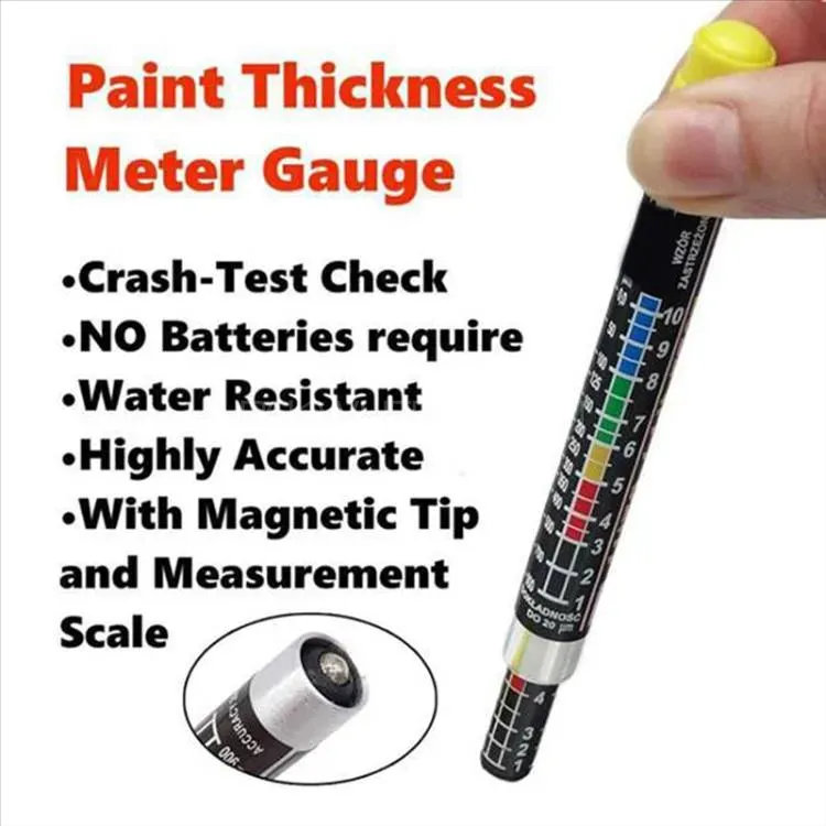 Auto Lak Car Paint Tester Pen â Magnetic Paint Thickness Meter Gauge Car Body Damage Detector & Accident Crash Checker - Image 4