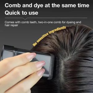 Water And Sweat Proof Hair Comb Dye Long Lasting Easy To Use Safe And Effective Hair Coloring Solution