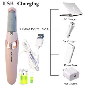 Rechargeable Electric Pedi Foot Filer Effective Callus Remover Soft Smooth Feet Durable Quality Easy Use