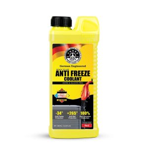 THREE GUYS Antifreeze Coolant Red â Long Life OAT Radiator Coolant | Ready-to-Use Engine Coolant | Rust & Overheat Protection for Modern Cars & SUVs (1000) ML