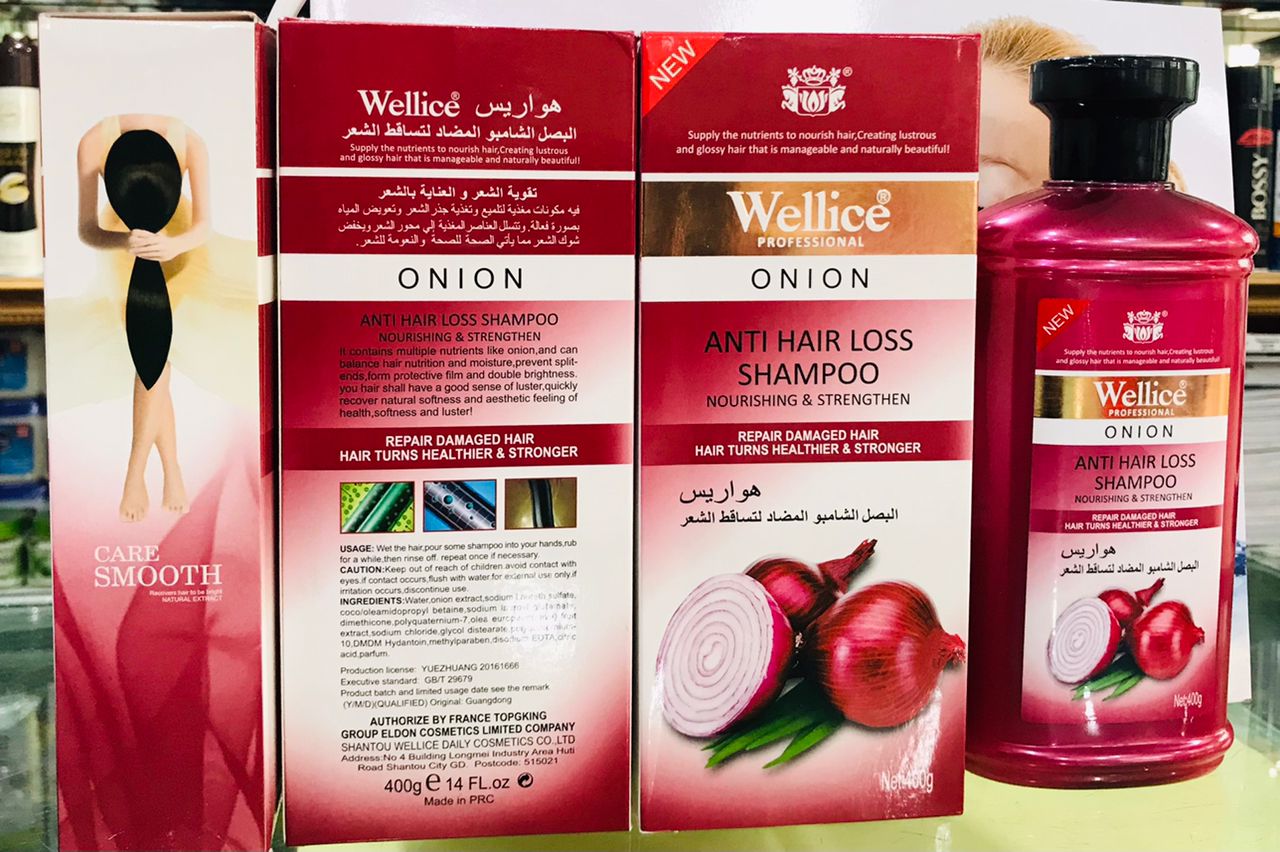 Wellice Professional Onion Anti Hair Loss Shampoo 400g Hair Care Solution to Strengthen, Nourish & Reduce Hair Fall Naturally - Image 4