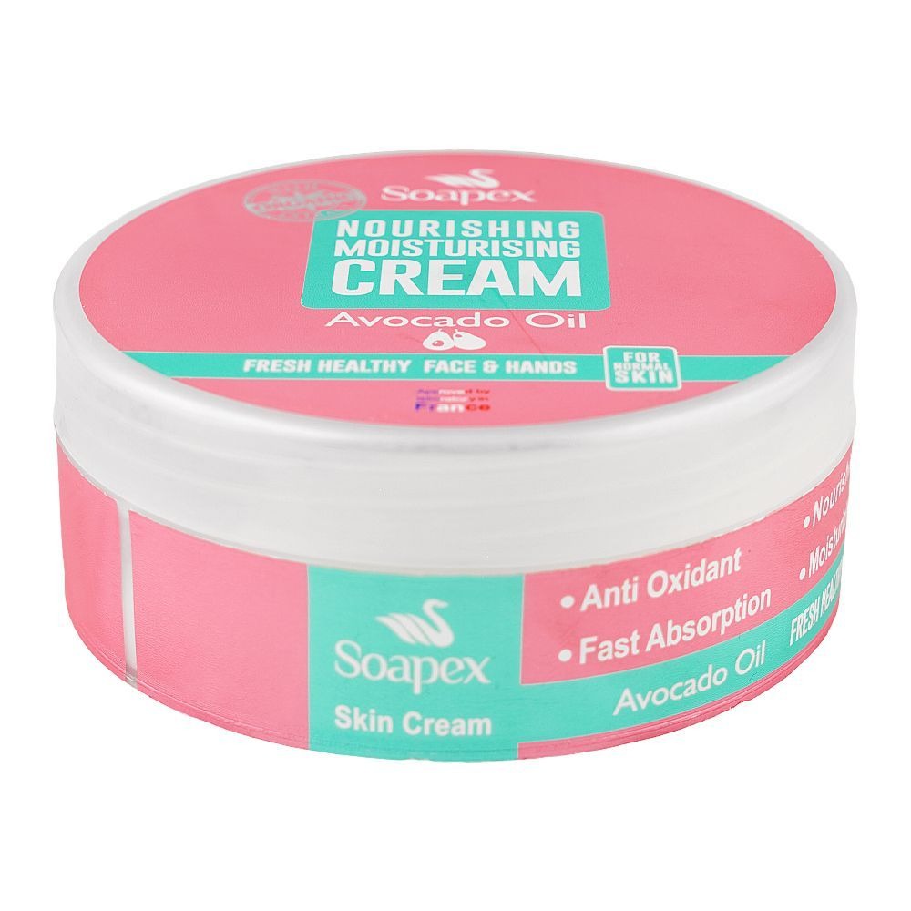 Soapex Nourishing Moisturizing Cream with Avocado Oil Deep Hydration Face & Hand Cream for Soft, Smooth & Healthy Skin - Image 2