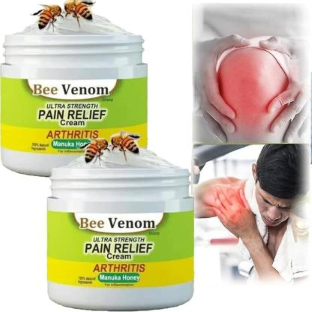 Beevana Ultra Strength Pain Relief Cream With Bee Venom For Arthritis And Inflammation 30g - Image 4