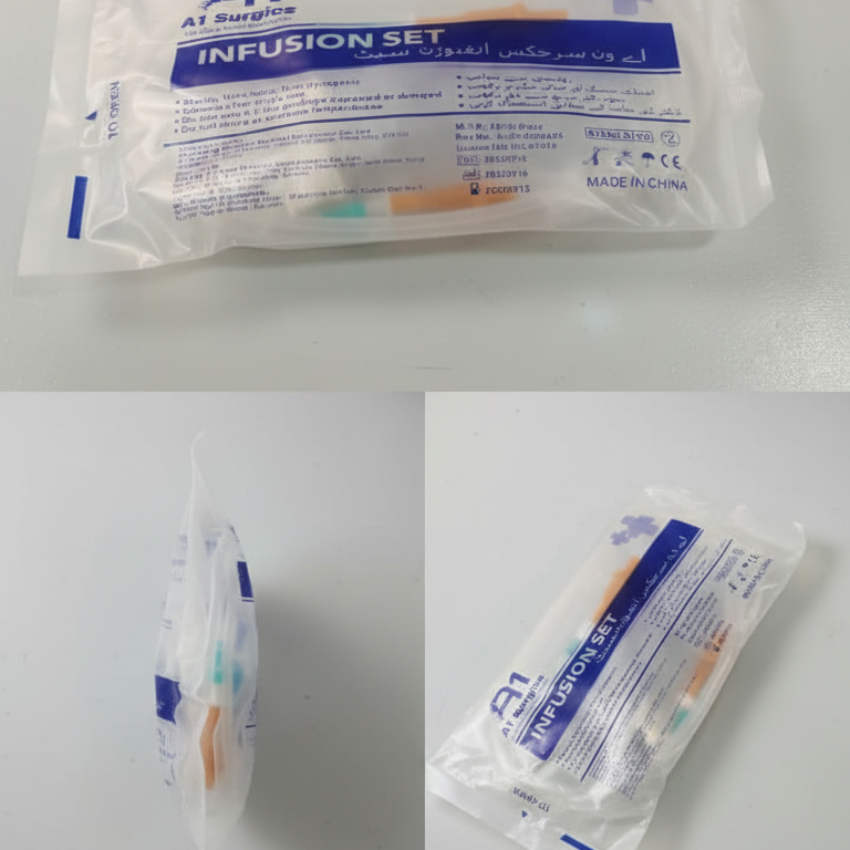 Disposable I.V Drip Set Sterile Intravenous Infusion Set with Regulator - Image 4