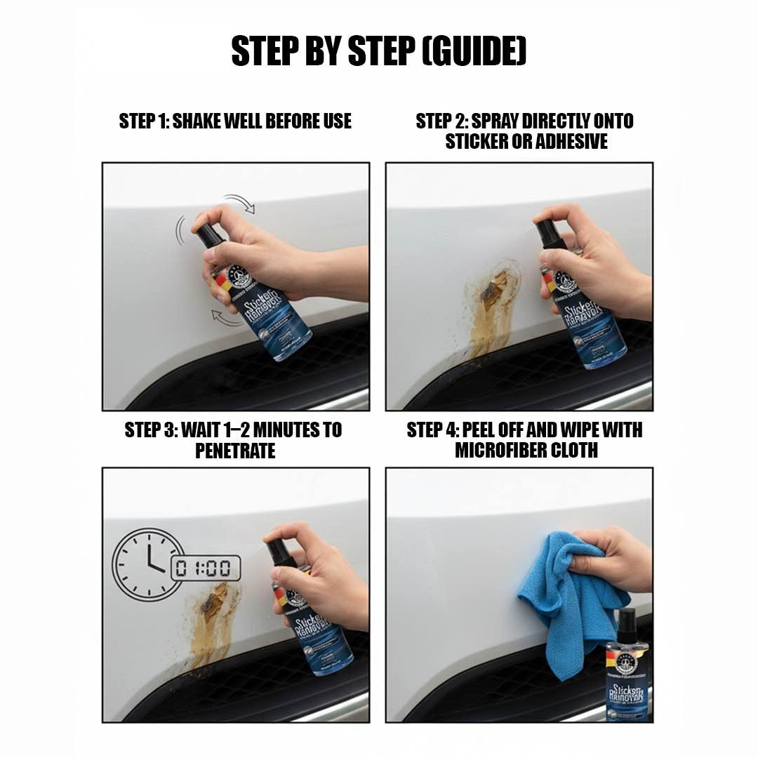 Sticker Remover | Premium Adhesive Cleaner | THREE GUYS | German Engineered (250ml) - Image 2