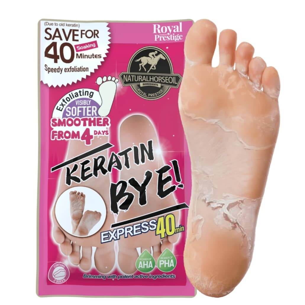 Royal Prestige Keratin Bye Express Peeling Foot Mask (50ml) - Image 2