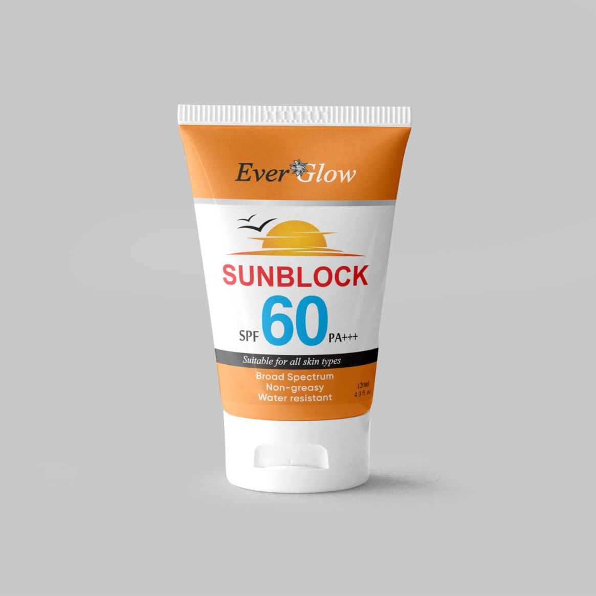 Ever Glow Whitening Sunblock SPF 60 | Brightening & Broad Spectrum Protection | Sunblock - Image 2