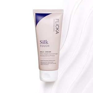FLiCKA Silk Touch 3?in?1 Moisturizer & Primer | Hydrating, Lightweight, Long?Lasting | Pore Minimizer | 60g