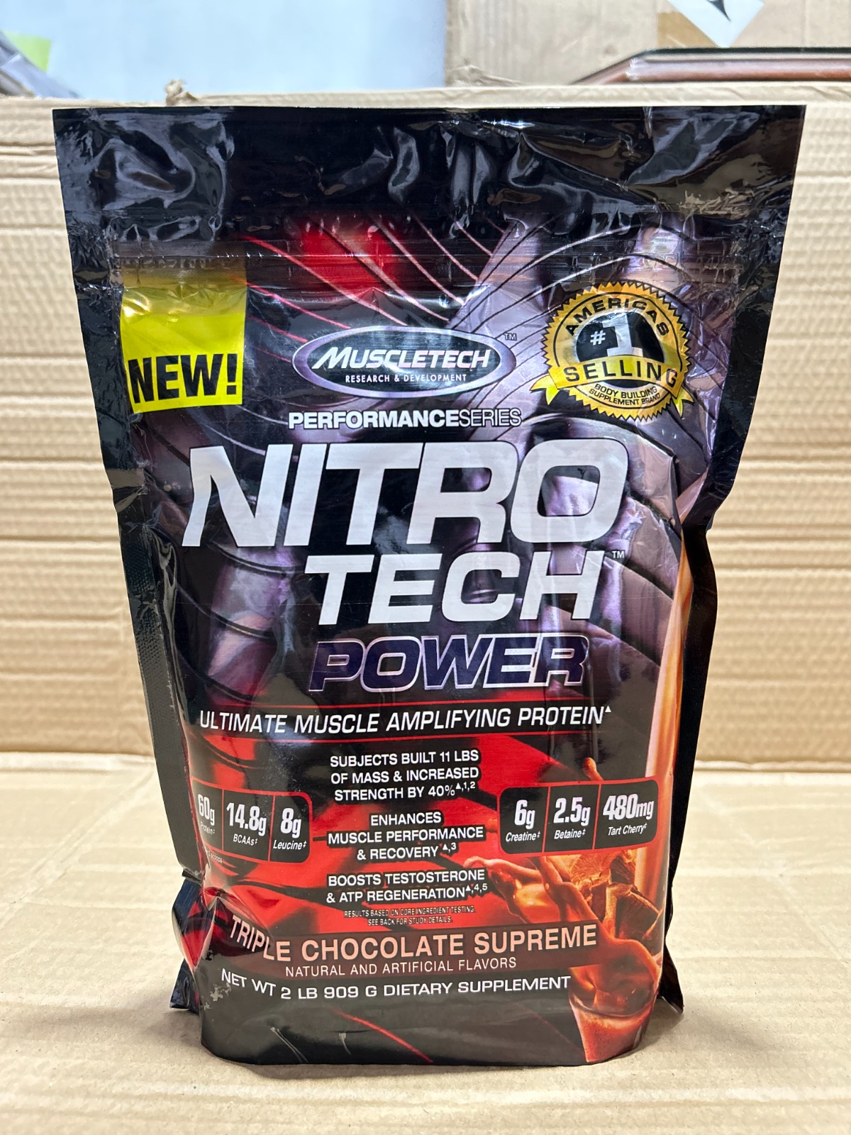 MuscleTech Nitro-Tech 100% Whey Gold Protein Powder 2LB Premium Whey Protein for Muscle Recovery & Lean Muscle Support - Image 3