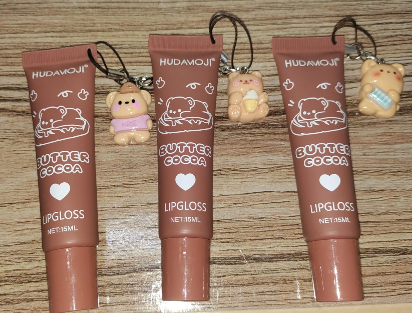 Hudamoji Multi-Shade Butter Cocoa Matte Lip Gloss Lightweight & Rich Color Collection (Pack Of 2) - Image 4