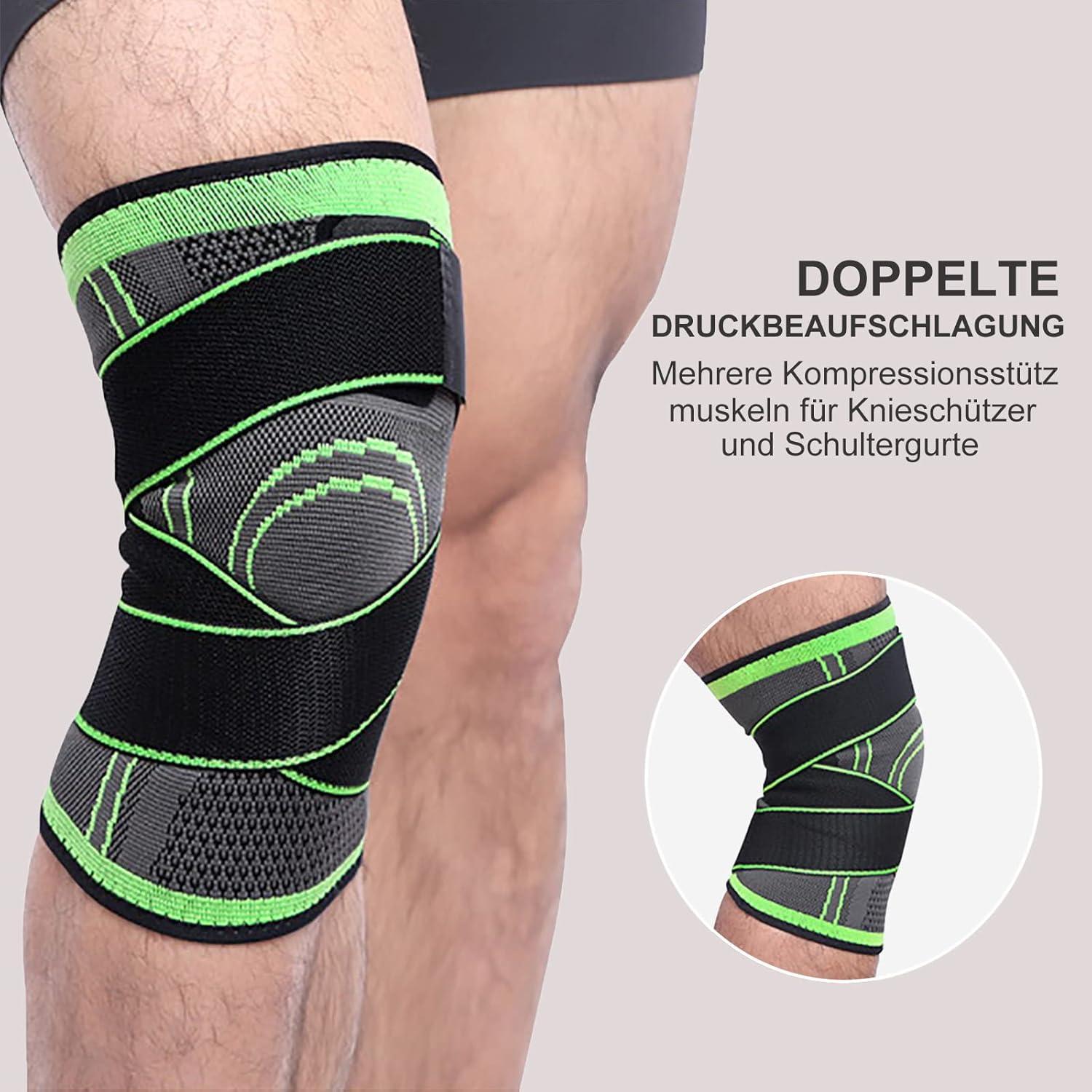 1pc Knee Support Band With Belt | Adjustable Knee Support Pad For Men And Women | Anti-Slip Knee Warmer Sleeves | Knee Sleeves - Image 2