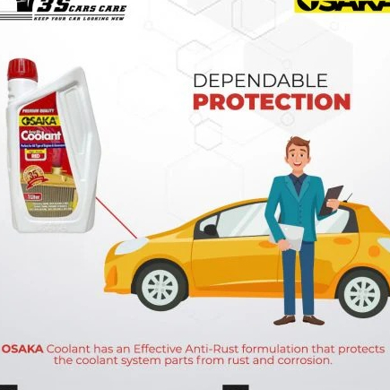 OSAKA Premium Radiator Coolant - High Grade Red (Automotive Grade) | Engine Cooling System Protector | Metal Corrosion Prevention (1L) - Image 4