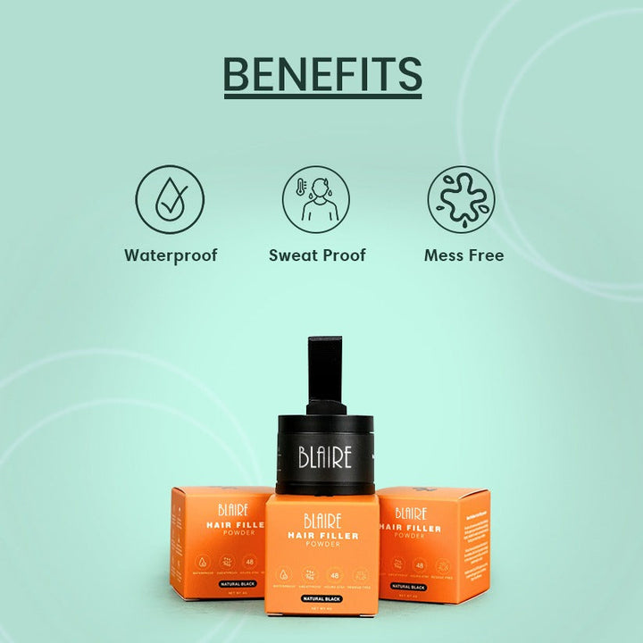 BLAIRE Hair Filler Powder Instant Root & Thinning Hair Concealer