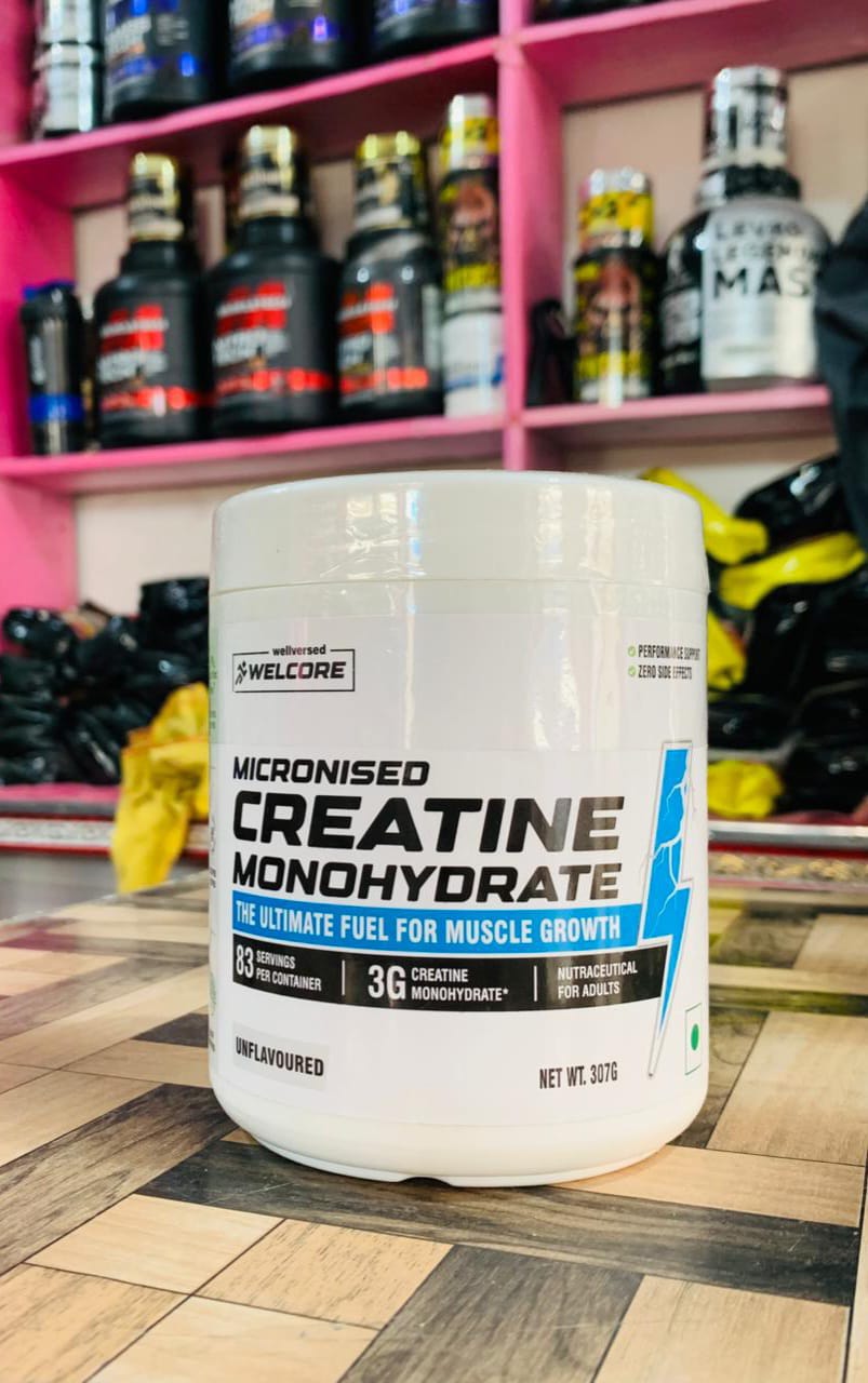 Wellcore Micronised Creatine Monohydrate 307g | 83 Servings | Muscle Growth & Strength Support - Image 4