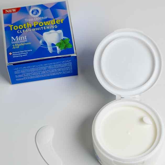 Tree Doctor Tooth Powder Mint Clean Whitening Formula with Hyaluronic Acid | Plaque Removal & Fresh Breath | 50g - Image 5