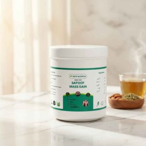 Safoof Mass Gain Herbal Weight Gain Powder Natural Body Mass Support Formula 150g