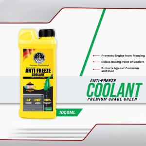 THREE GUYS Antifreeze Coolant Green â Long Life Ready-to-Use Coolant | IAT Formula | Radiator Coolant for Car, SUV & Bike Engines | Rust & Freeze Protection | 1L