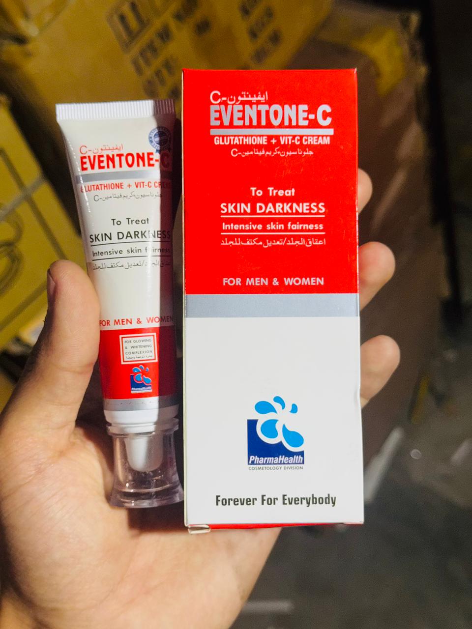 Eventone?C Cream | L?Glutathione + Vitamin C | 10 g | Treats Skin Darkness & Pigmentation - Image 4