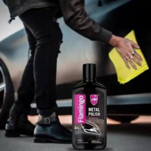 Flamingo Metal Polish 300ML â Multi-Surface Metal Cleaner & Shine Restorer for Chrome, Brass, Copper & Stainless Steel