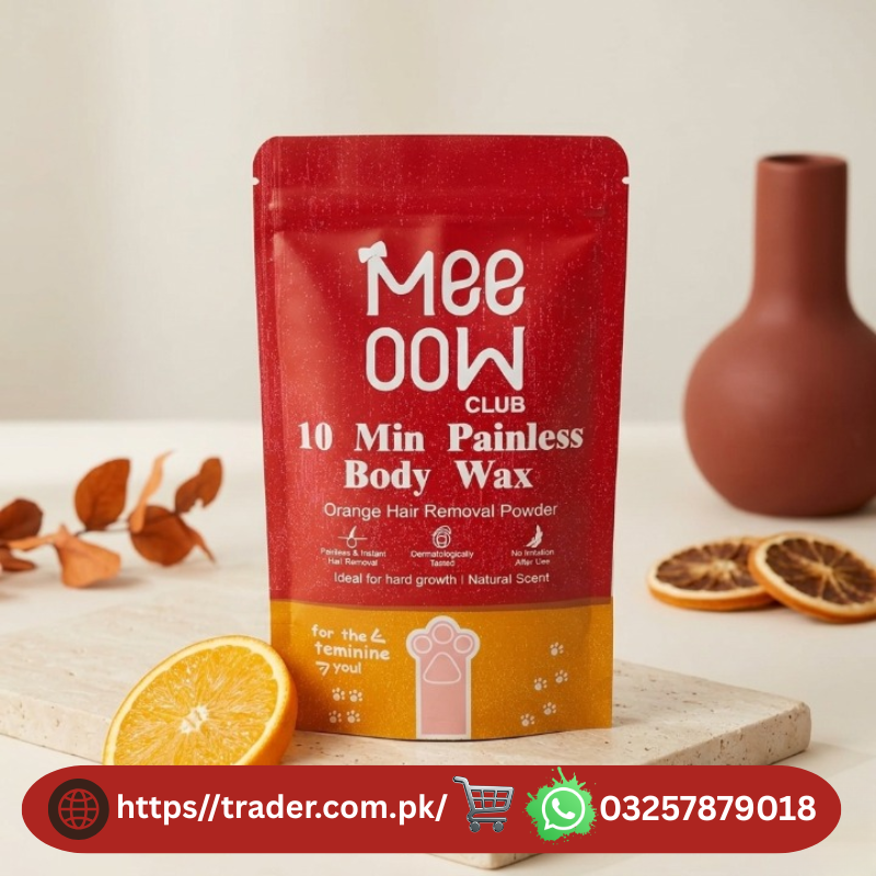 Meeoow Club 10 Min Painless Body Wax Powder – Mogra Scented Herbal Hair Removal Powder (100g) - Image 3