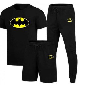 Men Polyester Striped Tracksuit Set – Slim Fit All Season