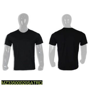 Men Cotton Jersey T-Shirt – Slim Fit Round Neck (Pakistan)