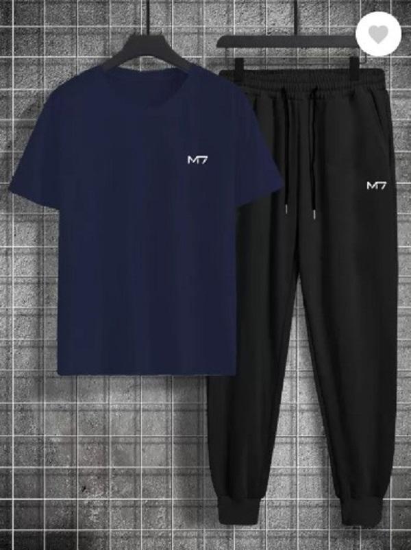 Unisex Printed Polyester Track Suit M7 Logo – White-Black, Black, Yellow-Black, Red-Black & Blue-Black - Image 4