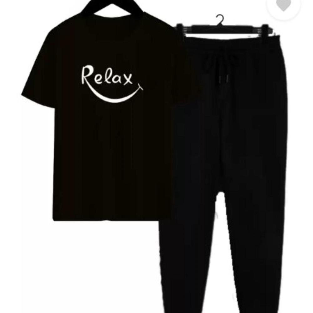 Men Dri-Fit Printed Track Suit – White-Black, Yellow-Black & Black | Summer Slim Fit 2Pcs - Image 3