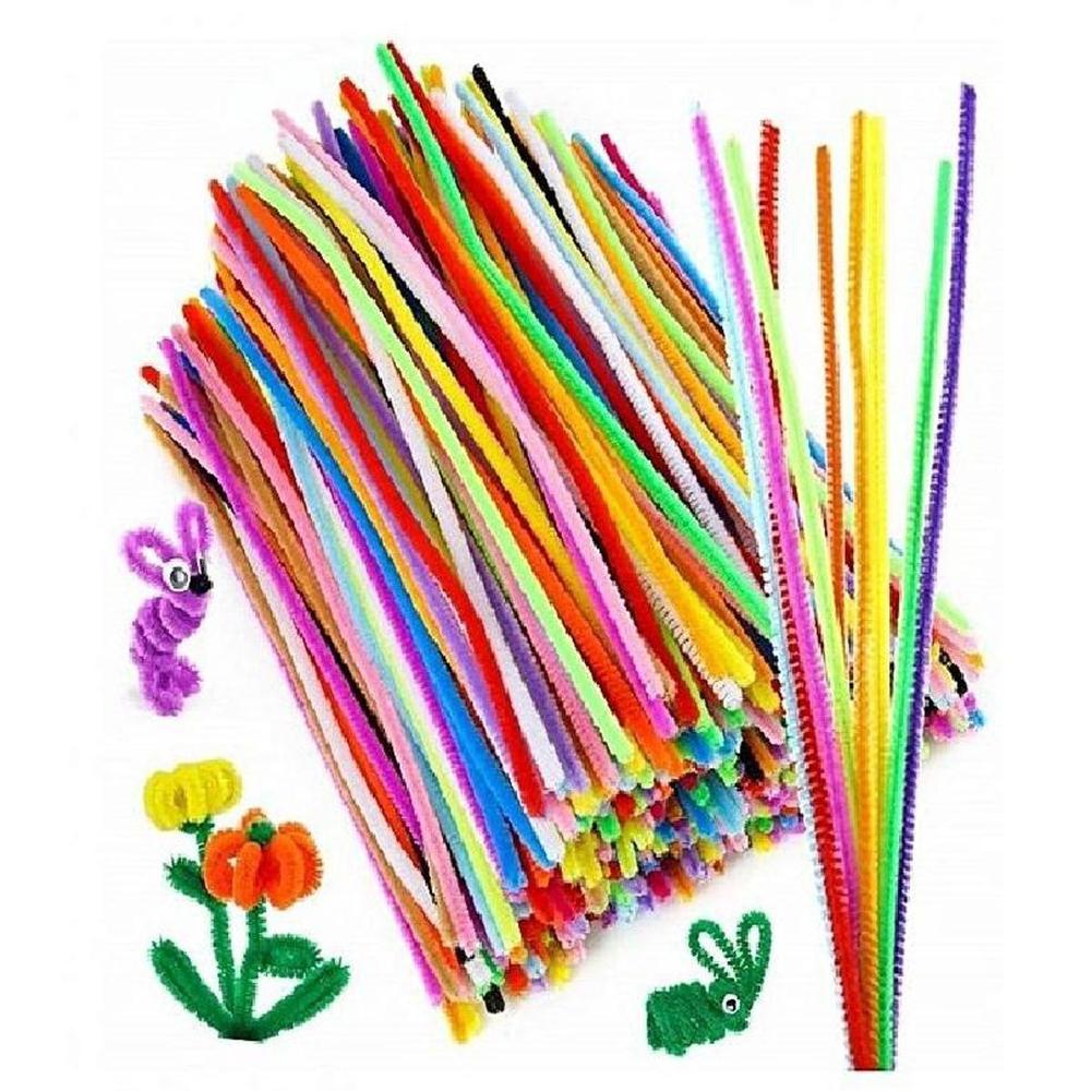 50 Pcs Colorful Pipe Cleaner Sticks for Arts & Crafts – DIY Chenille Stems for Kids Project - Image 2